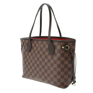 Louis Vuitton Brown Canvas Handbag Neverfull Damier